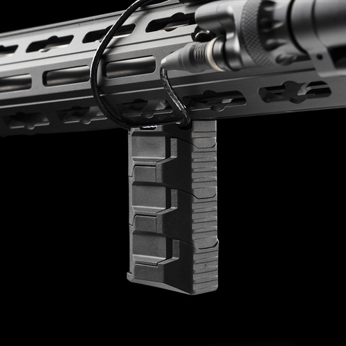 Strike Industries - Strike Stacked Angled CMS Front Grip - M-LOK - Schwarz - SI-AR-CMS-SAF