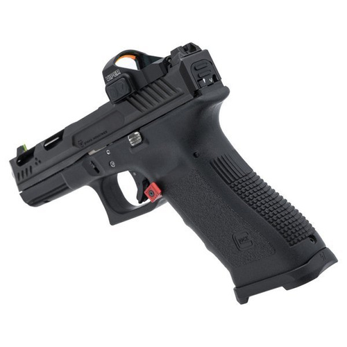 Strike Industries - Powiększony zwalniacz magazynka do Glock Gen 1/2/3 - Red - SI-G3-MagRelease-RED