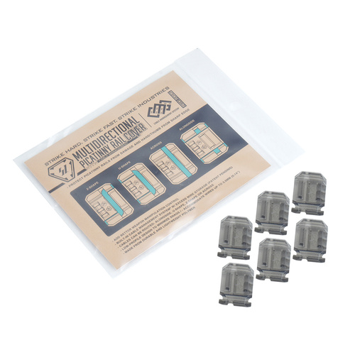 Strike Industries - Multidirectional Picatinny Rail Cover with Cable Management - 6 Stk - SI-AR-CMS-MP