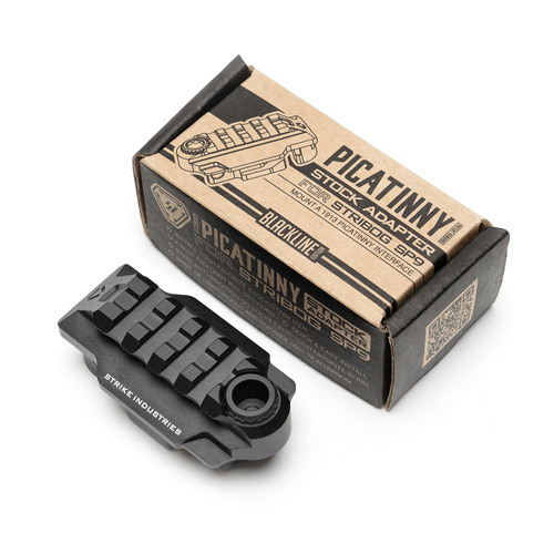 Strike Industries - Adapter Rückplatte Picatinny für Stribog SP-9 Strike - Schwarz - SI-SP9-PSA-BK