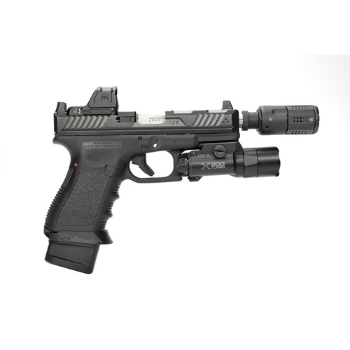 Strike Industries - Kompensator do pistoletu kal. 9 mm - Czarny - SI-PISTOL-LC-BK