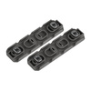 Strike Industries - Long M-LOK rail covers with cable management system - 2 pcs. - SI-AR-CM-COVER-L-BK