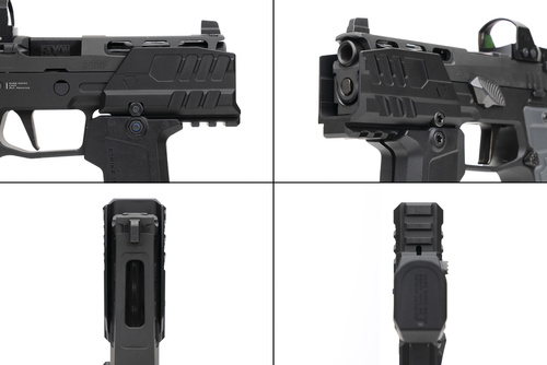 Strike Industries - Strahlenschutzschild für SMC Alfa/Bravo Pistolen - Schwarz - SI-SMC-BS-S