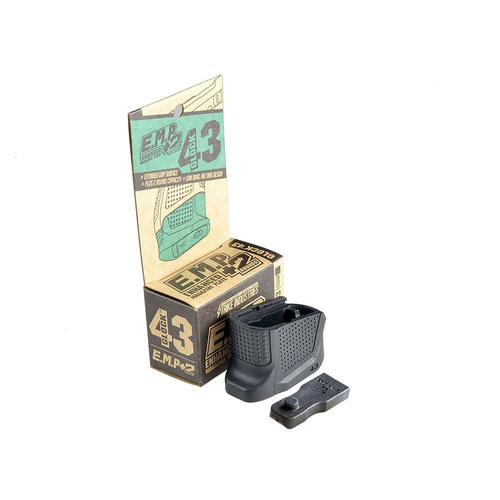 Strike Industries - Verbesserte Magazinplatte - Glock 43 - EMP-G43 BLK
