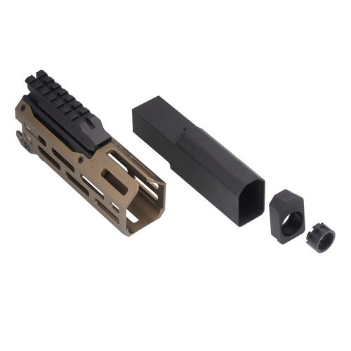 Strike Industries - Handguard M-LOK for CZ Scorpion EVO Strike 6" Handguard - FDE - SI-CEVO-HG-6-FDE