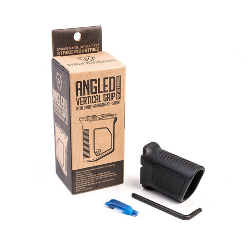 Strike Industries - Chwyt M-LOK Angled Vertical Grip - Short - Czarny - SI-AR-CMAG-S