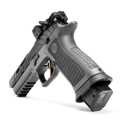 Strike Industries - Stopka magazynka EMP do SIG SAUER P320 - Aluminium - Czarna - SI-EMP-AL-P320-BK