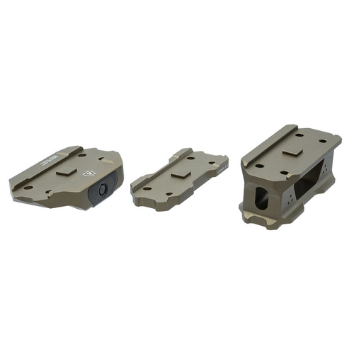 Strike Industries - Low-Profile-Visier Riser - Flach dunkle Erde - SI-T1-RISER-FDE