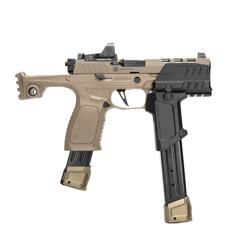 Strike Industries - Strahlenschutzschild für SMC Alfa/Bravo Pistolen - Schwarz - SI-SMC-BS-S