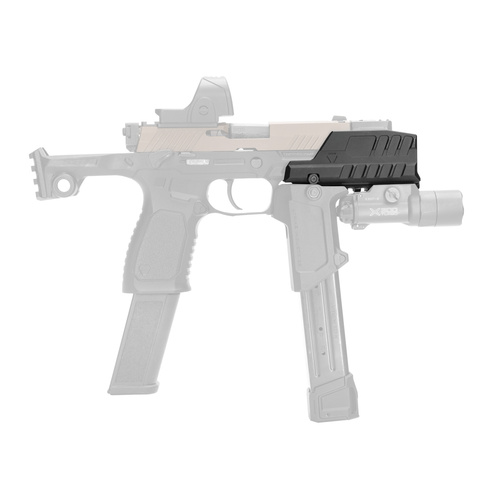 Strike Industries - Blast Shield Hyper for SMC Alfa/Bravo Pistols - Black - SI-SMC-BS-S