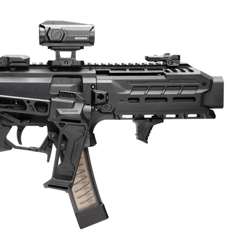 Strike Industries - Schalldämpfer-Attrappe für CZ Scorpion EVO 3 - Aluminium - Schwarz - SI-CEVO-AL-FS-BK