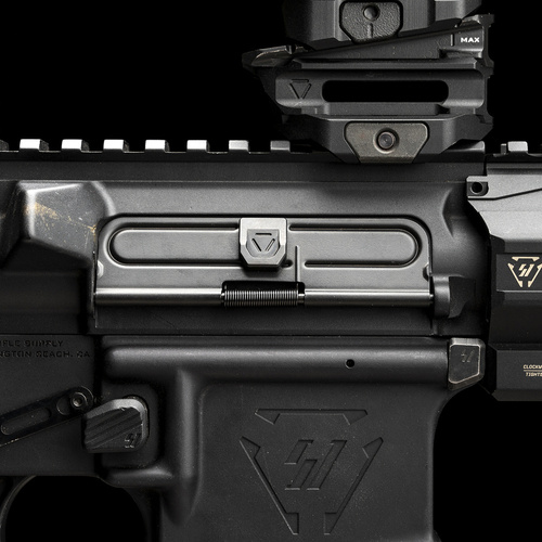 Strike Industries - Gestempelte Staubschutzhaube für AR-15- Stahl - Schwarz - SI-AR-SUDC-223