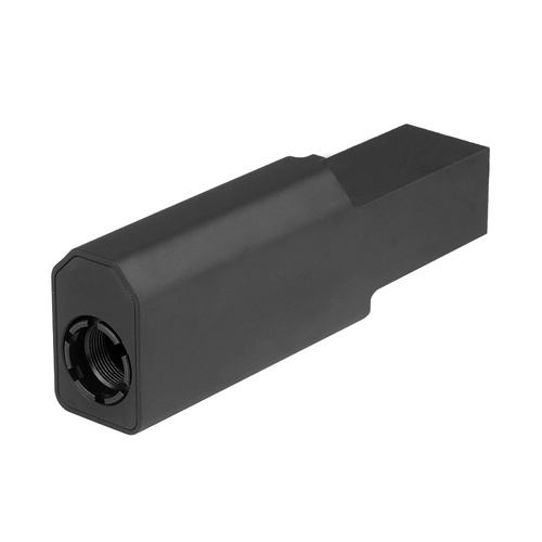 Strike Industries - Schalldämpfer-Attrappe für CZ Scorpion EVO 3 - Aluminium - Schwarz - SI-CEVO-AL-FS-BK