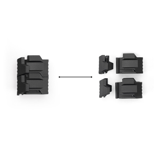 Strike Industries - Strike Stacked Angled Grip Extension Module - 2er-Pack - Schwarz - SI-AR-CMS-SAF-EXT