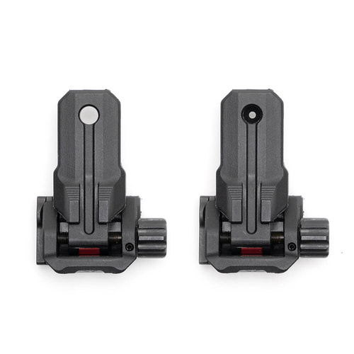 Strike Industries - Celownik przeziernikowy Strike Polymer Backup Sights - Składany - Picatinny - Czarny - SI-SPBUS