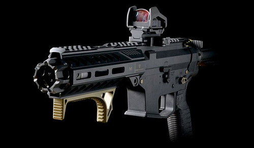 Strike Industries - REX Reflex Exoskelett-Schild & Schienenmontage -SI-REX