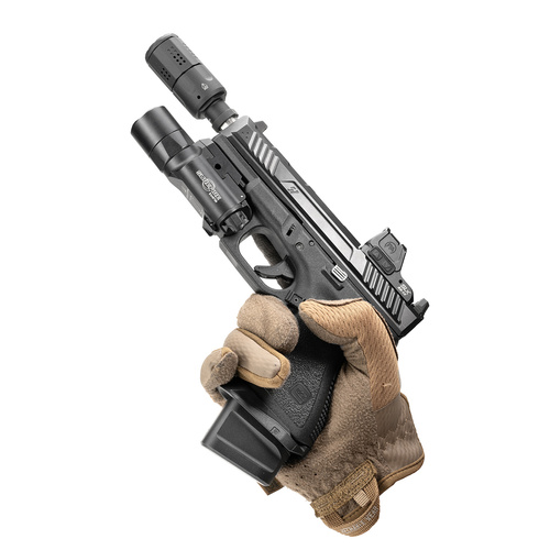 Strike Industries - Kompensator für Pistole im Kaliber 9 mm - Schwarz - SI-PISTOL-LC-BK