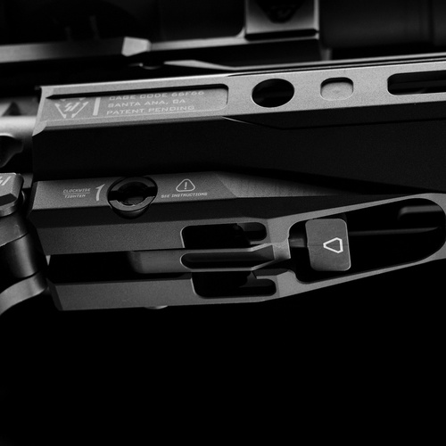 Strike Industries - Łoże aluminowe Gridlok LITE 8,5" - AR-15 - Czarne - SI-GRIDLOK-LITE-8.5-BK