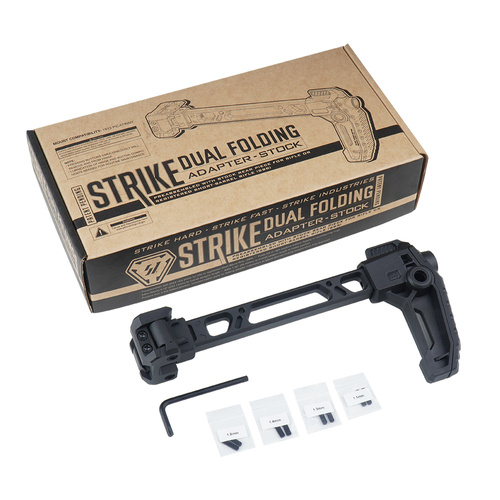 Strike Industries - Hinterschaft Strike FSA Dual Folder Stock - QD Sling - Schwarz - SI-FSA-DUAL-STOCK