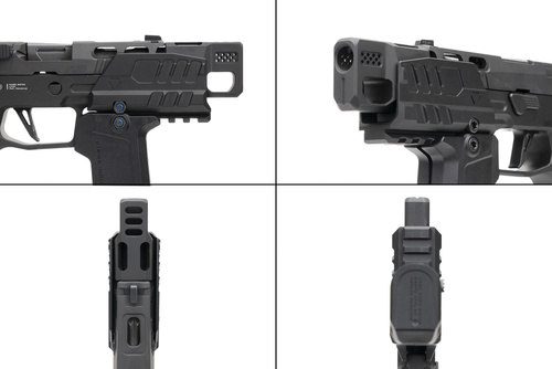 Strike Industries - Blast Shield for SMC Alfa/Bravo Pistols - Black - SI-SMC-BS-S