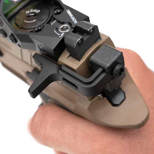 Strike Industries - Beidhändiger Seitenladegriff für Sig Sauer P320 Pistole - Schwarz - SI-P320-CH