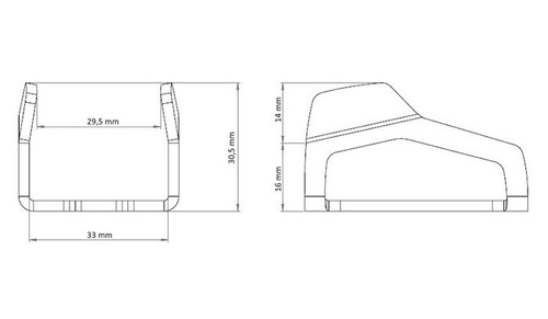 Strike Industries - REX Reflex Exoskelett-Schild & Schienenmontage -SI-REX