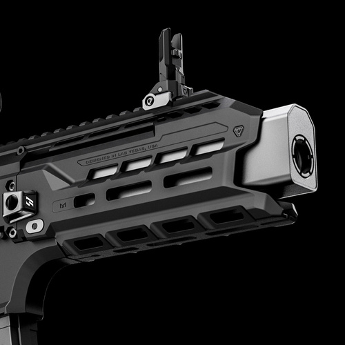 Strike Industries - Faux Suppressor for CZ Scorpion EVO 3 - Aluminum - Black - SI-CEVO-AL-FS-BK
