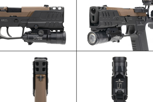 Strike Industries - Blast Shield for SMC Alfa/Bravo Pistols - Black - SI-SMC-BS-S