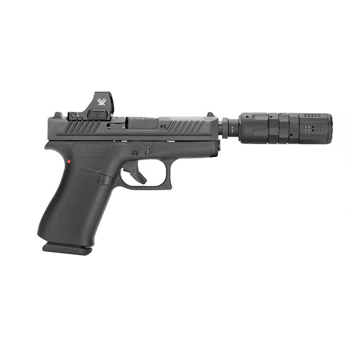 Strike Industries - Compensator for 9 mm Caliber Pistol - Black - SI-PISTOL-LC-BK