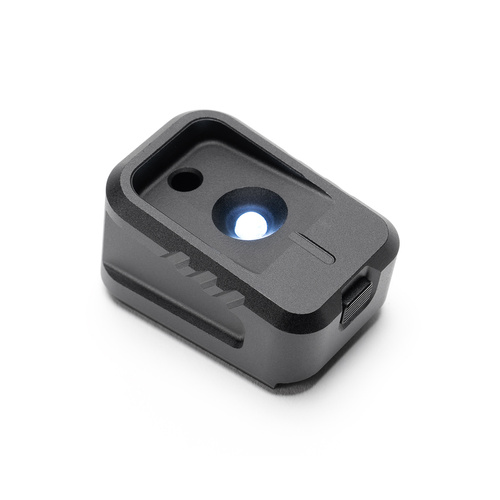 Strike Industries - Magazine Foot EMP LED for Glock with Flashlight - Black - SI-EMP-LED-BK