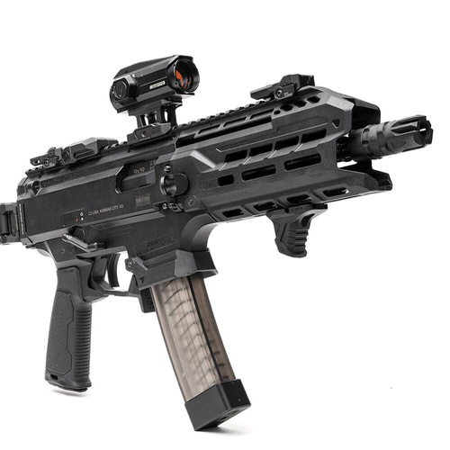 Strike Industries - Handschutz für CZ Scorpion EVO 3 - S1-3 - Polymer Extreme - Schwarz - SI-CEVO-POLY-HG-6-BK