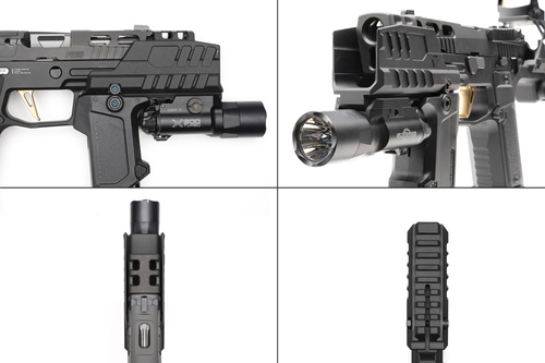 Strike Industries - Blast Shield Hyper for SMC Alfa/Bravo Pistols - Black - SI-SMC-BS-S