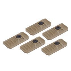 Strike Industries - LINK Cover for M-LOK / KeyMod Rails - 5 pcs - FDE - SI-LINK-COVER-FDE