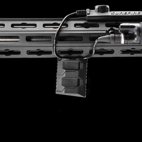 Strike Industries - Strike Stacked Angled CMS Front Grip - M-LOK - Black - SI-AR-CMS-SAF