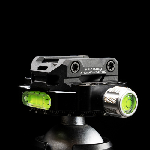 Strike Industries - Adapter dla Picatinny Arca oraz 1/4" i 3/8" - QD Sling - SI-ARCA-TRI-PADA-BK