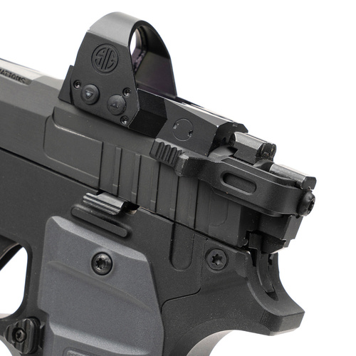 Strike Industries - Beidhändiger Seitenladegriff für Sig Sauer P320 Pistole - Schwarz - SI-P320-CH