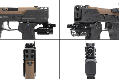 Strike Industries - Blast Shield for SMC Alfa/Bravo Pistols - Black - SI-SMC-BS-S