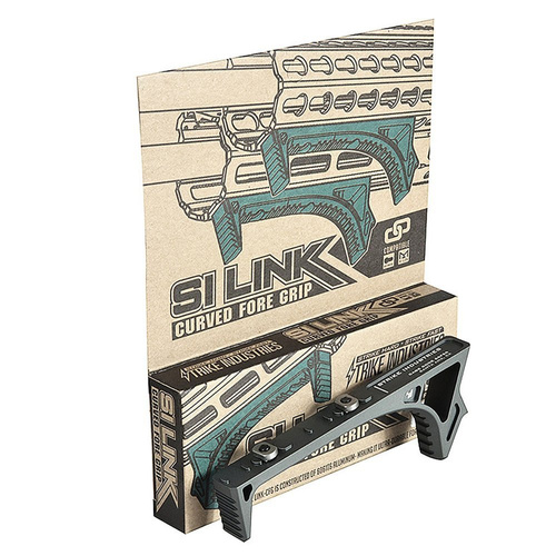 Strike Industries - SI LINK Curved KeyMod / M-LOK Fore Grip - Black - LINK-CFG-BK