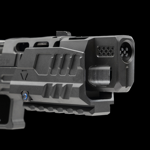 Strike Industries - Blast Shield for SMC Alfa/Bravo Pistols - Black - SI-SMC-BS-S