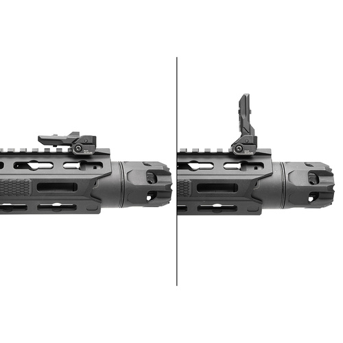 Strike Industries - Celownik przeziernikowy Strike Polymer Backup Sights - Składany - Picatinny - Czarny - SI-SPBUS