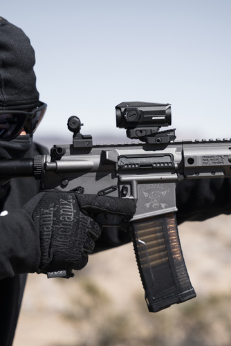 Strike Industries - Variable Höhe Halterung für Rotpunktvisier Variable Optic Mount - Picatinny - Aluminium - Schwarz - SI-T1-VOM-BK