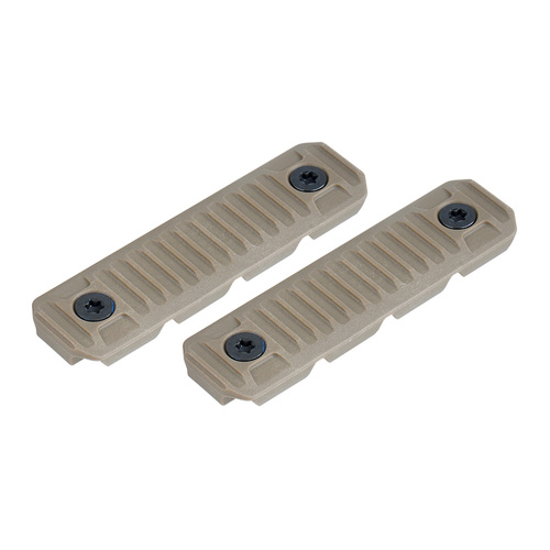 Strike Industries - Lange M-LOK Schienenabdeckung mit Kabelmanagementsystem - 2 Stk - SI-AR-CM-COVER-L-BKSI-AR-CM-COVER-L-FDE