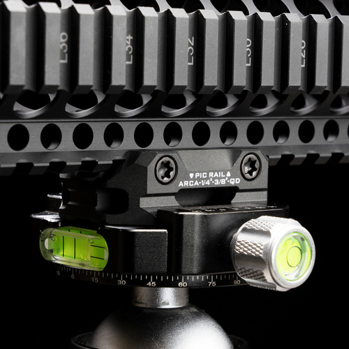 Strike Industries - Adapter für Picatinny Arca auch 1/4" und 3/8" - QD Sling - SI-ARCA-TRI-PADA-BK