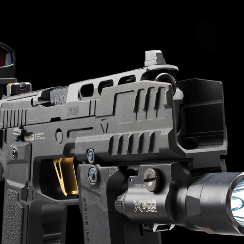 Strike Industries - Strahlenschutzschild Hyper für SMC Alfa/Bravo Pistolen - Schwarz - SI-SMC-BS-S