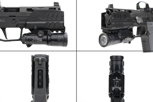 Strike Industries - Osłona wylotowa do pistoletu - SMC Alfa/Bravo - Czarny - SI-SMC-BS-S