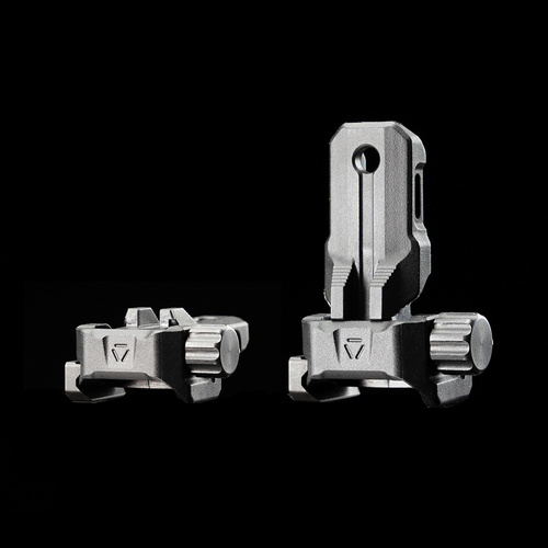 Strike Industries - Celownik przeziernikowy Strike Polymer Backup Sights - Składany - Picatinny - Czarny - SI-SPBUS