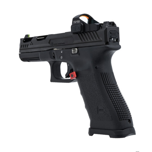 Strike Industries - Modularer Magazinauslöser für Glock Gen 1/2/3 - Rot - SI-G3-MagRelease-RED