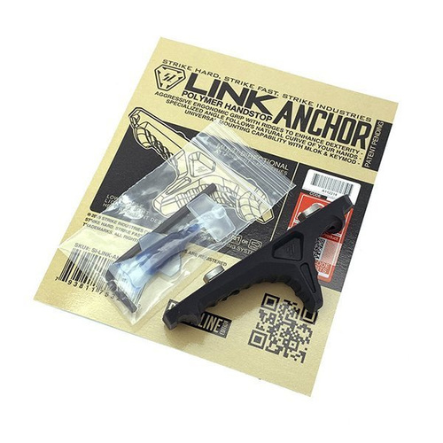 Strike Industries - LINK KeyMod / M-LOK Anchor Polymer Hand Stop - Black - SI-LINK-ANCHOR