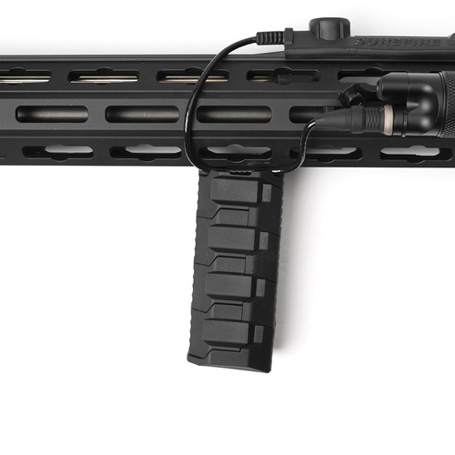 Strike Industries - Strike Stacked Angled CMS Front Grip - M-LOK - Black - SI-AR-CMS-SAF