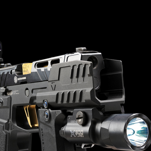 Strike Industries - Blast Shield Hyper for SMC Alfa/Bravo Pistols - Black - SI-SMC-BS-S